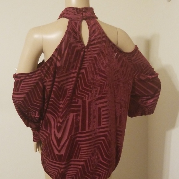 Ashley Stewart Plus Size Velvet Bodysuit NWT - Picture 5 of 7